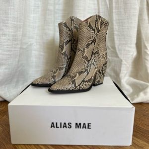 Alias Maye Snakeskin Boots